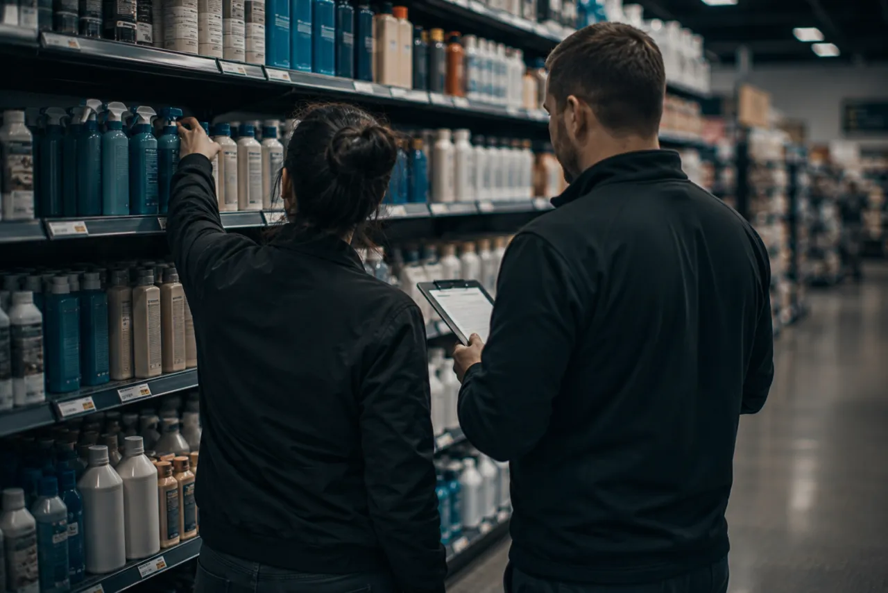Authorized recovery work reviewed at a shelf